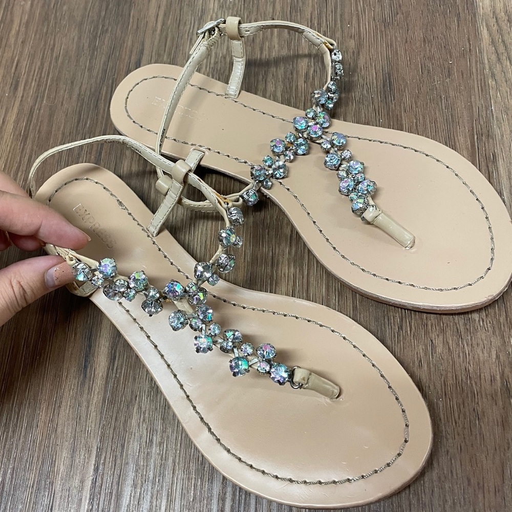 Express Embellished Sandals